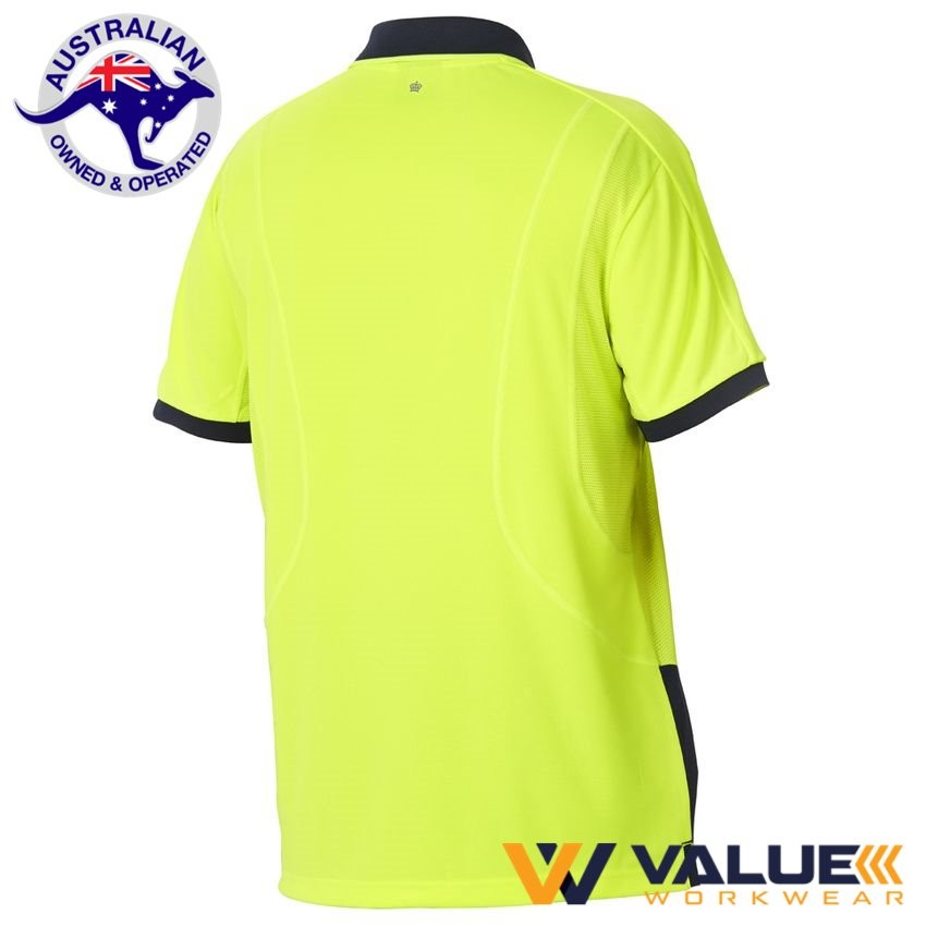 KingGee Workcool 2 Hyperfreeze Hi Vis Polo Short Sleeve K54845