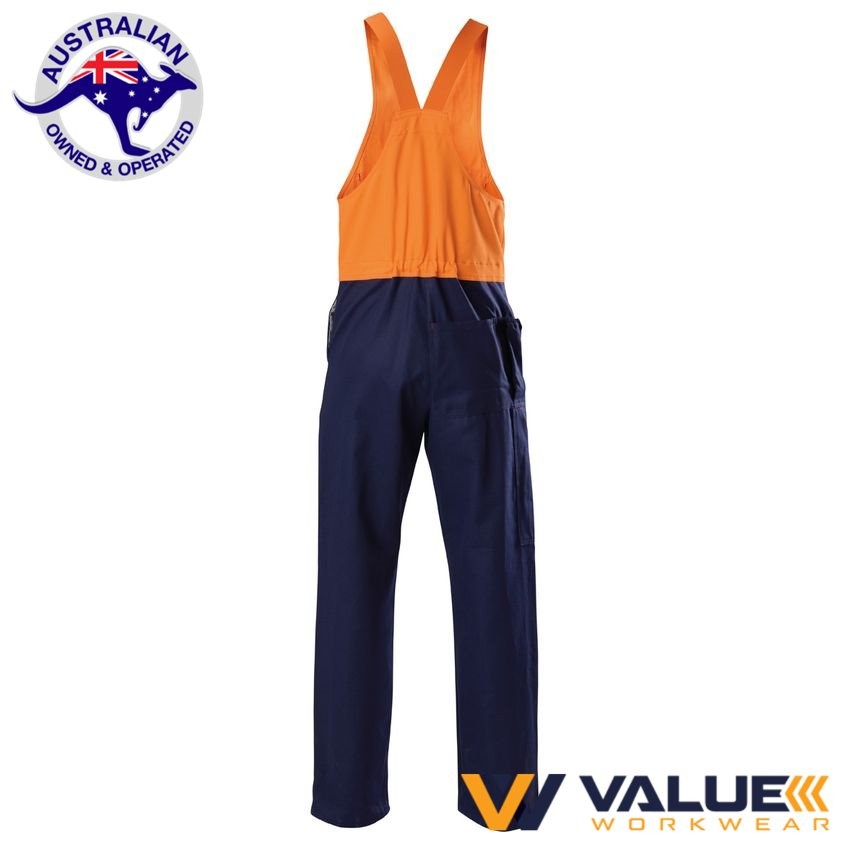 Hard Yakka Foundations Hi-Vis Drill Two Tone Action Back Coverall Y01526