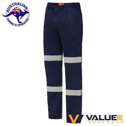 Hard Yakka Foundations Cotton Drill Pant With Double Hoop Tape Y02615