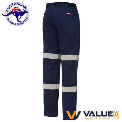 Hard Yakka Foundations Cotton Drill Pant With Double Hoop Tape Y02615