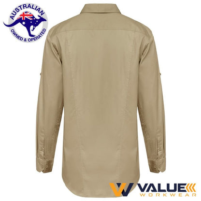 Hard Yakka Long Sleeve Light Weight Drill Ventilated Shirt Y04630