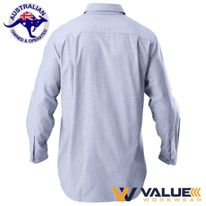 Hard Yakka Foundations Cotton Chambray Shirt Long Sleeve Y07528