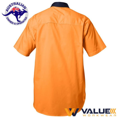 Hard Yakka Koolgear Ventilated Hi-Vis Two Tone Shirt Short Sleeve Y07559