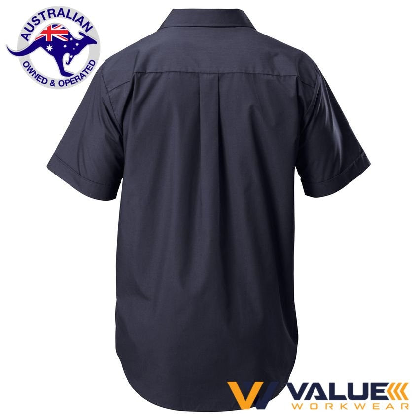 Hard Yakka Foundations Permanent Press Poly Cotton Shirt Short Sleeve Y07591