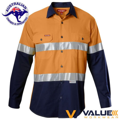 Hard Yakka Koolgear Ventilated Hi-Vis Two Tone Shirt Long Sleeve Y07978