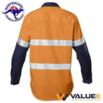 Hard Yakka Koolgear Ventilated Hi-Vis Two Tone Shirt Long Sleeve Y07978