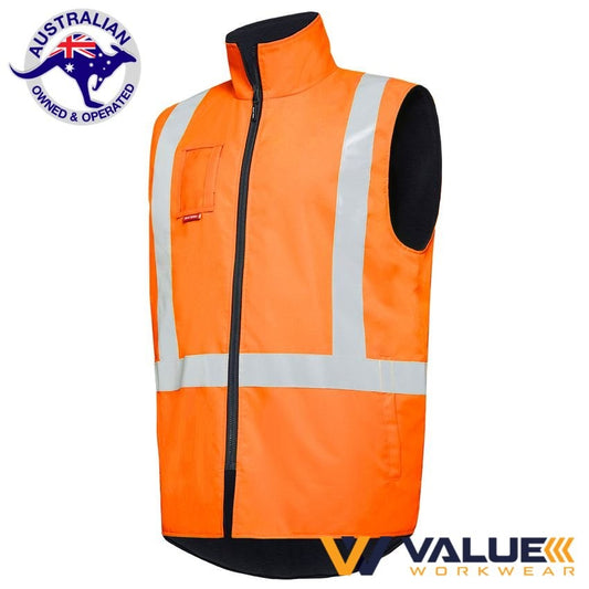 Hard Yakka Foundations Hi-Visibility Vest With Tape Y21480