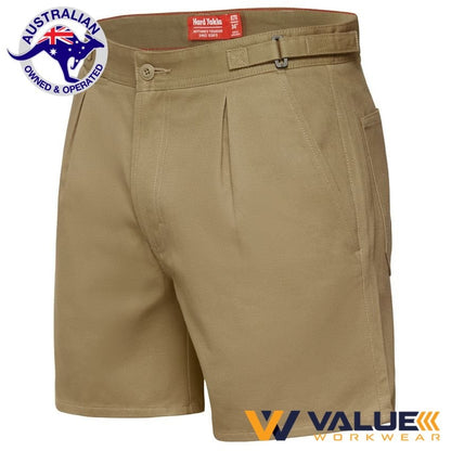 Hard Yakka Drill Shorts with Side Tabs Y05340
