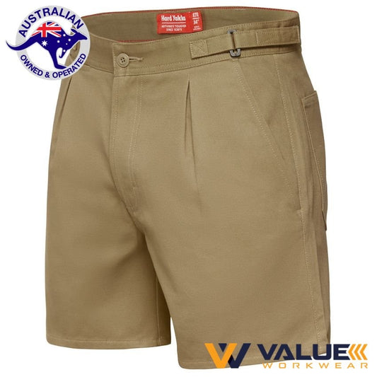 Hard Yakka Drill Shorts with Side Tabs Y05340