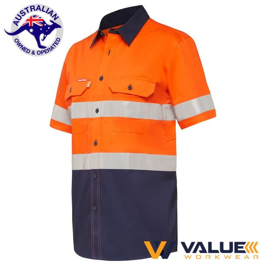 Hard Yakka Koolgear Ventilated Hi-Vis Two Tone Shirt Short Sleeve Y07735