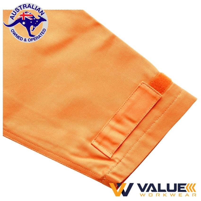 KingGee Reflective Spliced NanoTex Cotton Drill Jacket K55905
