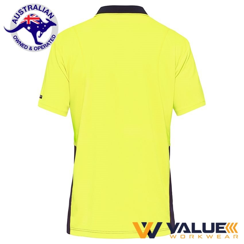 KingGee Workcool Hyperfreeze Spliced Polo Short Sleeve K54205