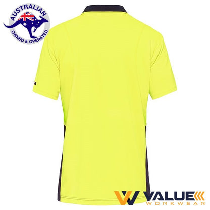 KingGee Workcool Hyperfreeze Spliced Polo Short Sleeve K54205