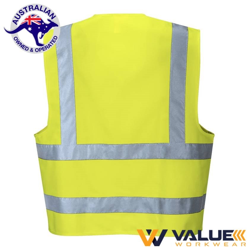 Portwest Hi-Vis Two Band & Brace Vest C470 - Value Workwear
