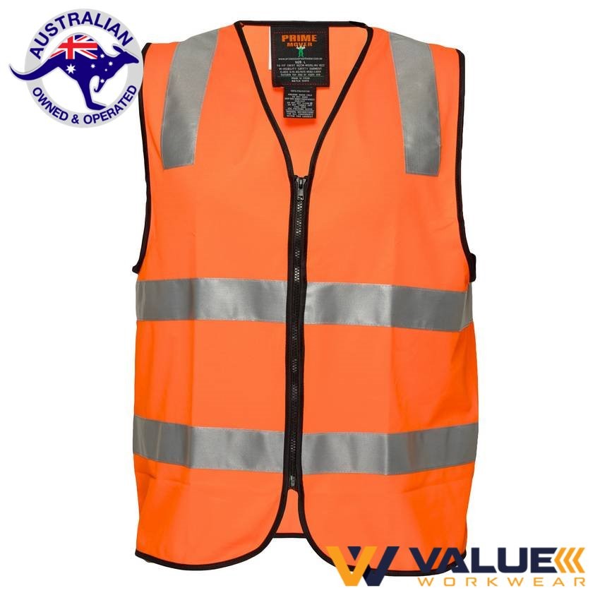 Portwest Day/Night Safety Vest with Tape SECURITY MZ108 - Value Workwear