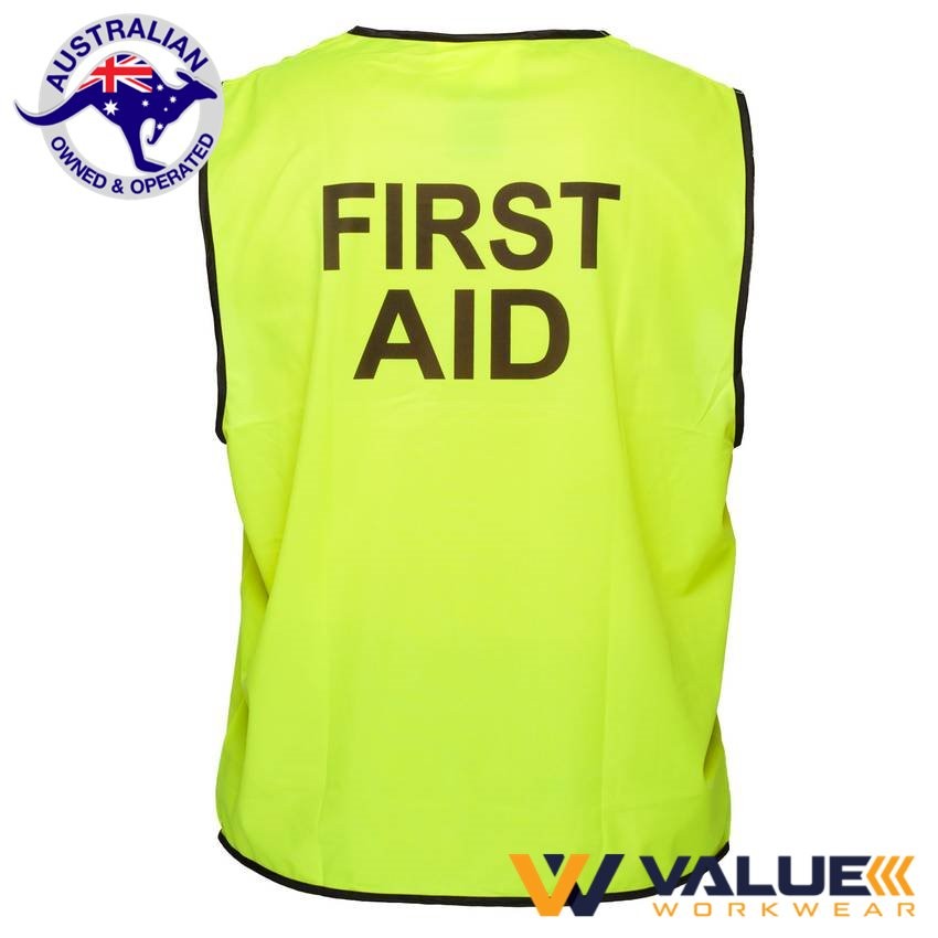 Portwest First Aid Hi-Vis Vest (day) FIRST AID MV117