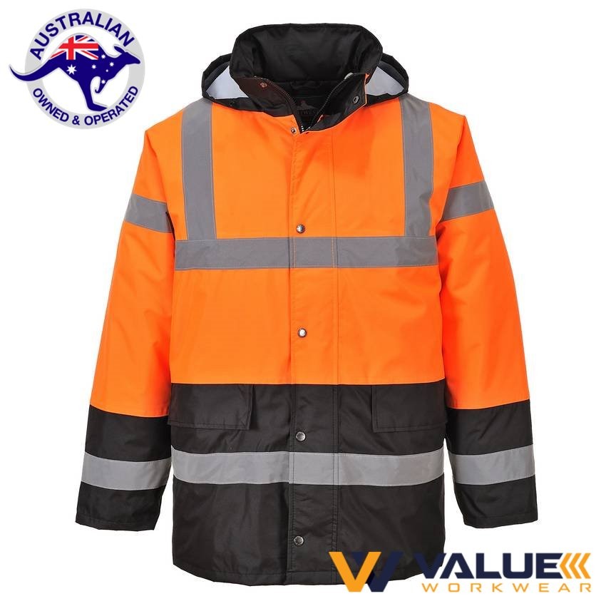 Portwest Hi-Vis Two Tone Traffic Jacket S467 - Value Workwear
