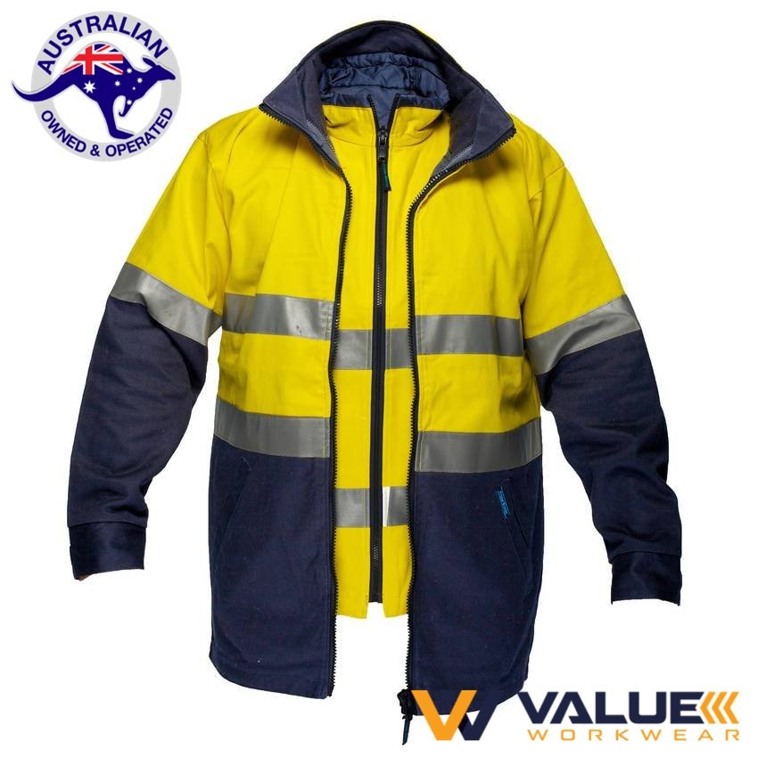Portwest 100% Cotton 4-in-1 Jacket MJ777 - Value Workwear