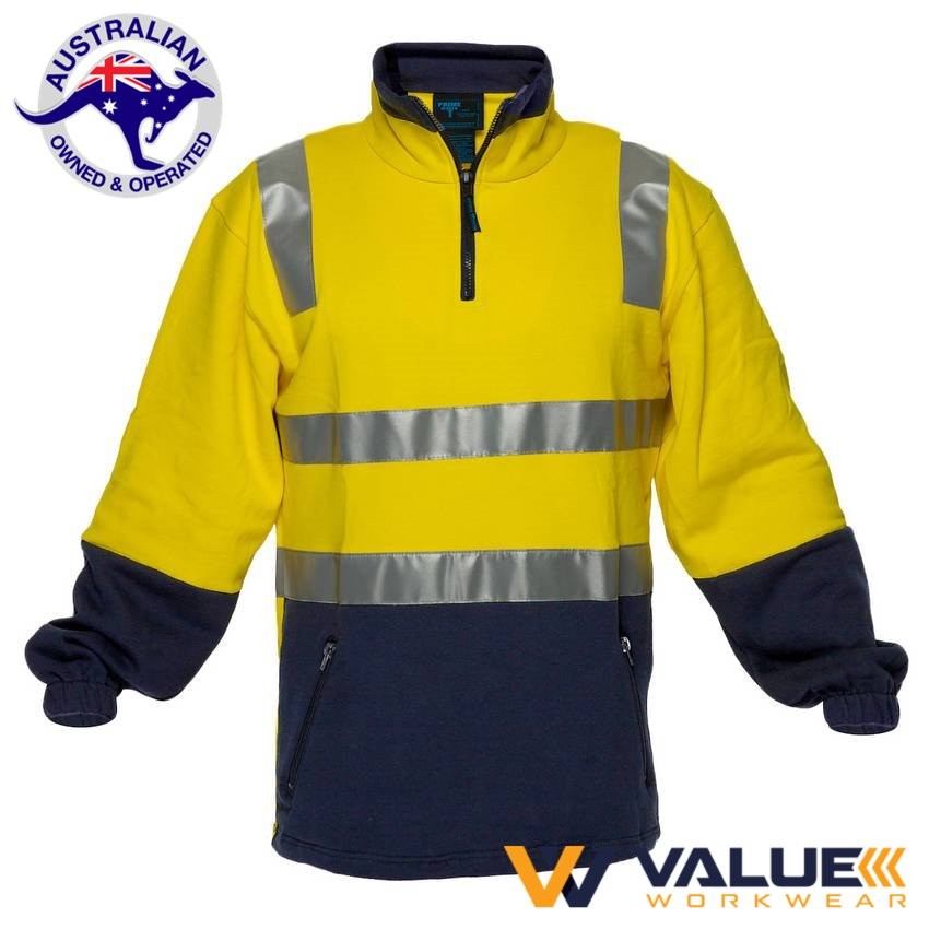 Portwest Cotton Fleece Jumper with Tape MF615 - Value Workwear