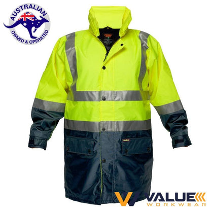 Portwest Fleece Lined Rain Jacket with Tape MJ208