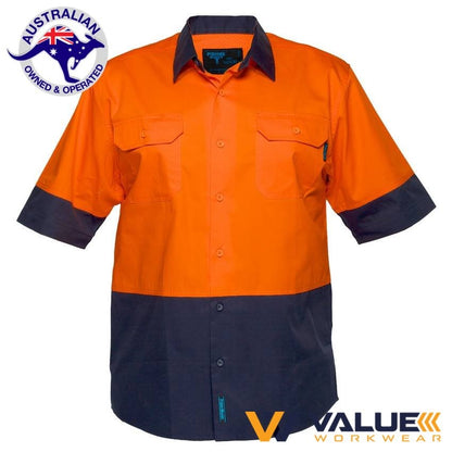 Portwest Hi-Vis Two Tone Lightweight Short Sleeve Shirt MS802