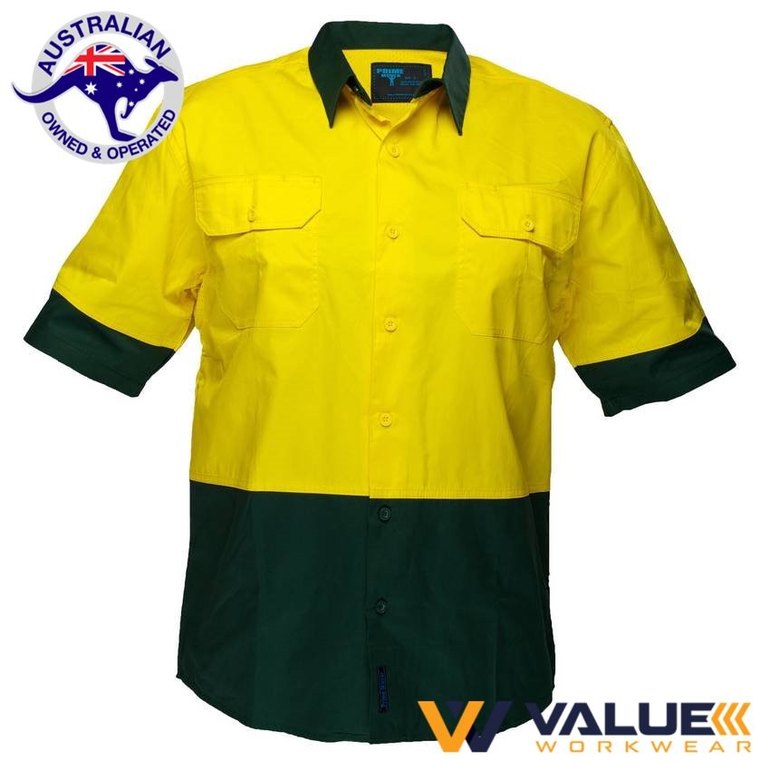 Portwest Hi-Vis Two Tone Lightweight Short Sleeve Shirt MS802 - Value Workwear