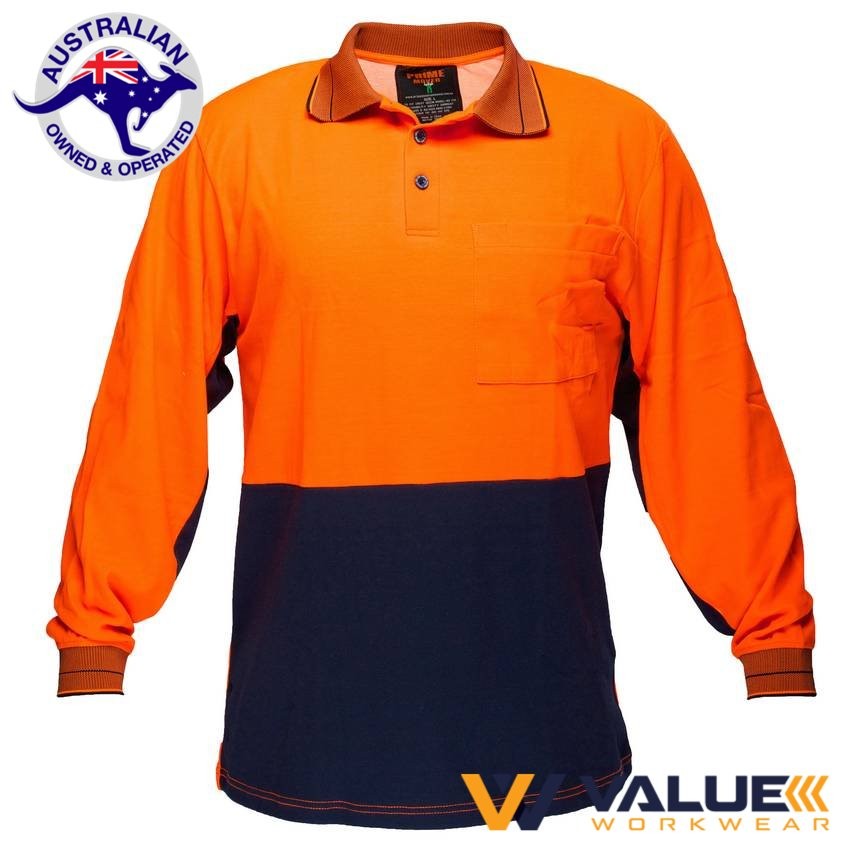 Portwest Long Sleeve Cotton Comfort Polo MP213
