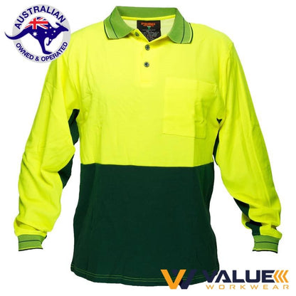 Portwest Long Sleeve Cotton Comfort Polo MP213 - Value Workwear