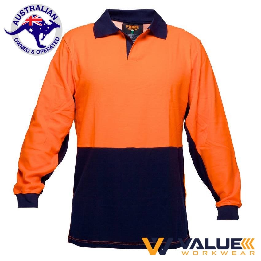 Portwest Long Sleeve Food Industry Cotton Comfort Polo MF213