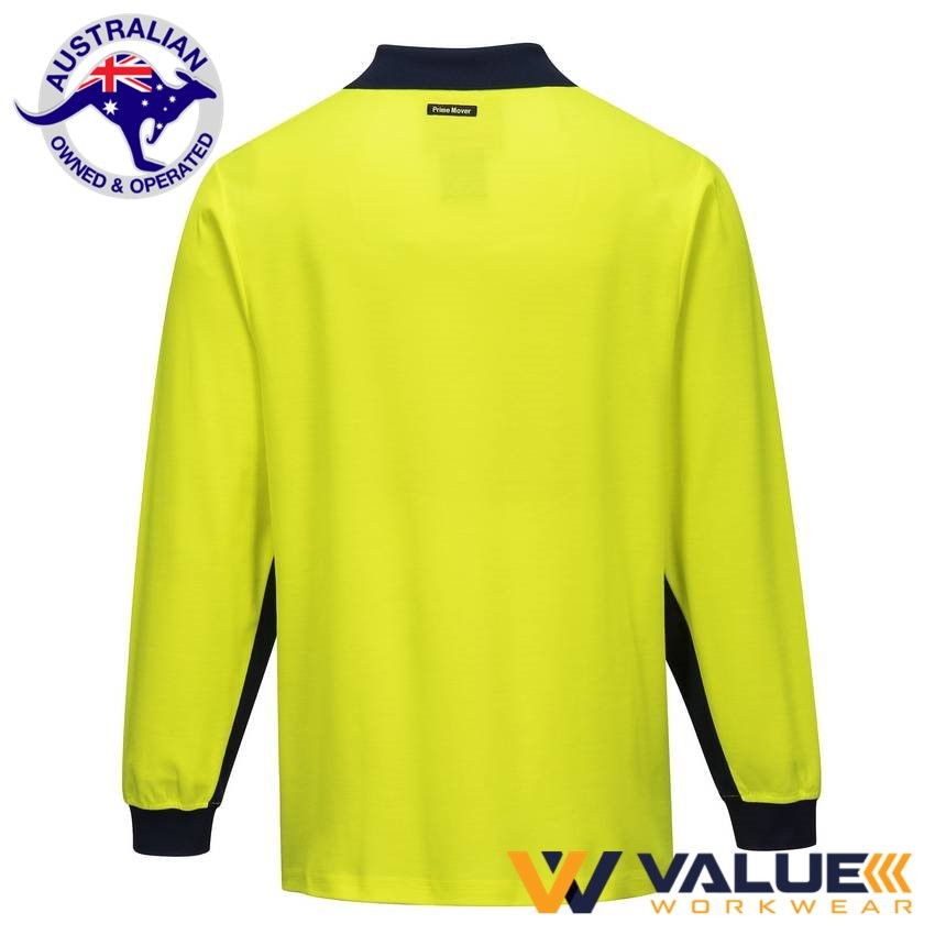 Portwest Long Sleeve Food Industry Cotton Comfort Polo MF213 - Value Workwear