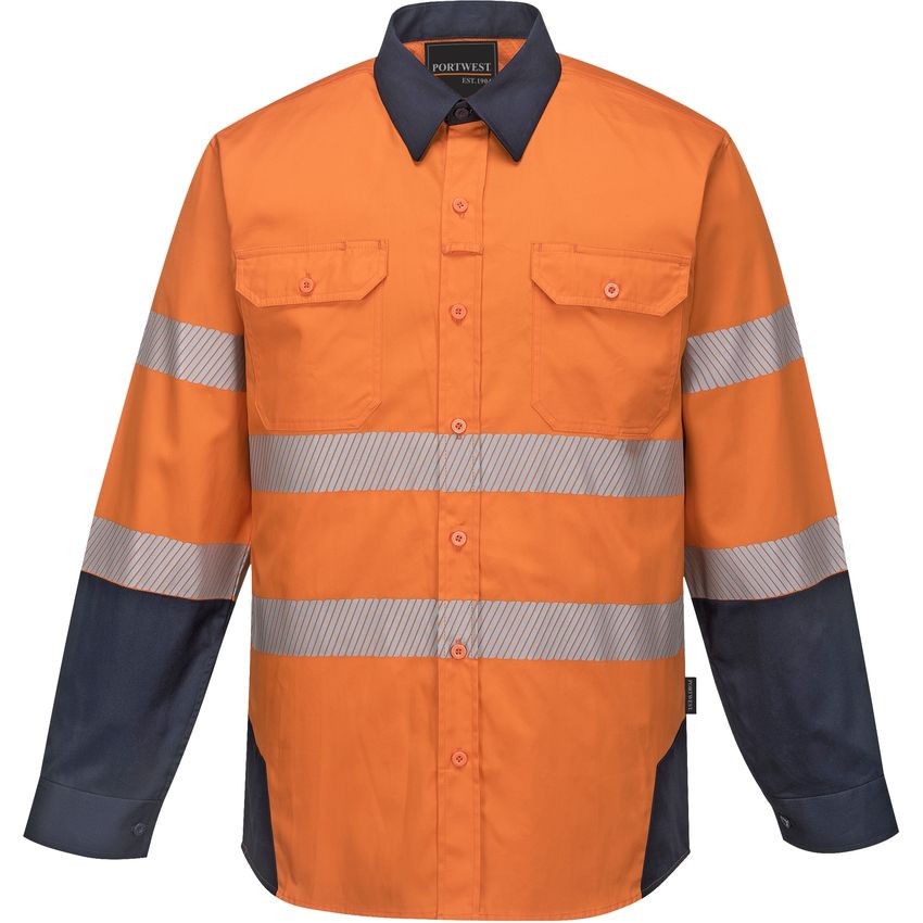 Portwest PW3 Hi-Vis Work Shirt PW372