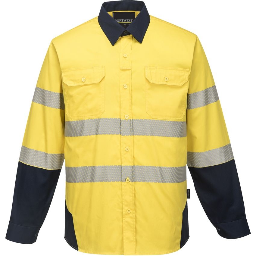 Portwest PW3 Hi-Vis Work Shirt PW372