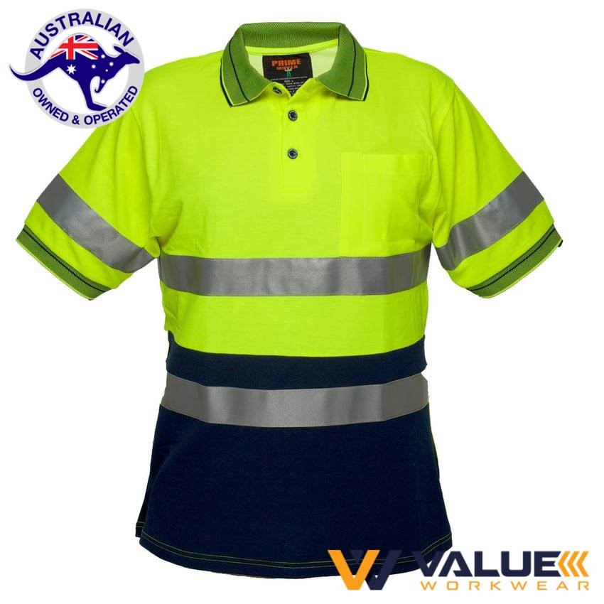 Portwest Short Sleeve Cotton Comfort Polo with Tape MP310 - Value Workwear