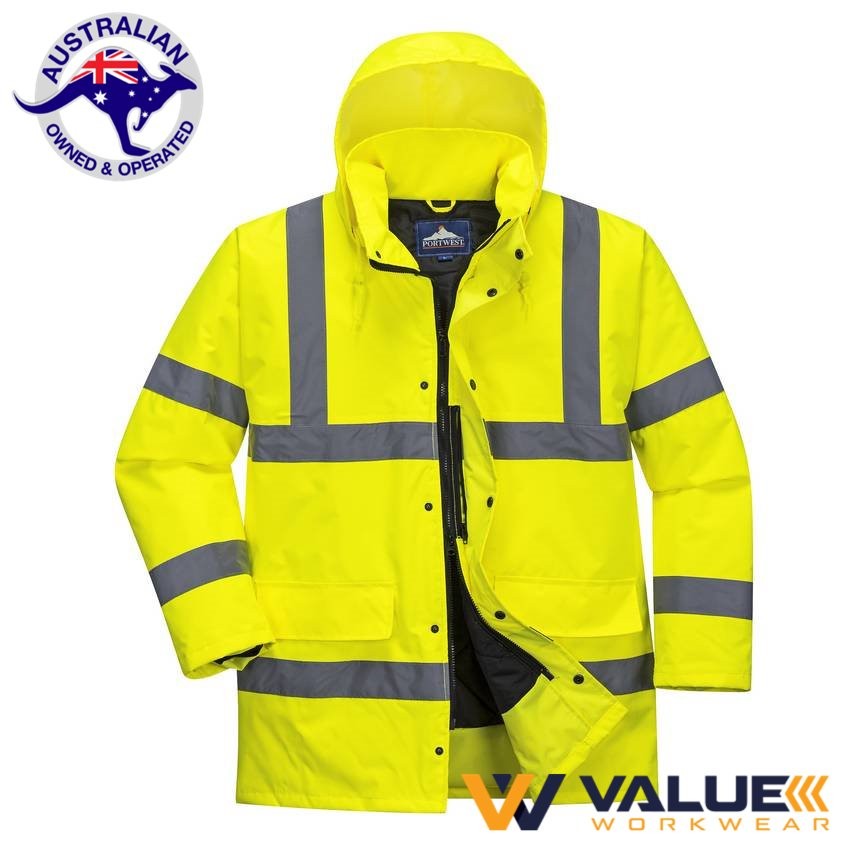Portwest Hi-Vis Traffic Jacket S460 - Value Workwear